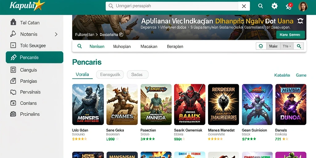 567luck - Karakter unik yang dapat dipilih pemain.